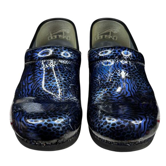 Dansko Women’s XP 2 Blue Black Slip On Clog Size 38 US 7.5/8 - Picture 7 of 11